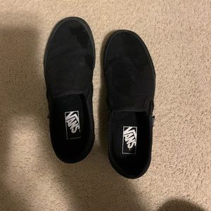 black slip on vans